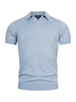 Jeff Herren Poloshirt - JFEliseo in hellblau