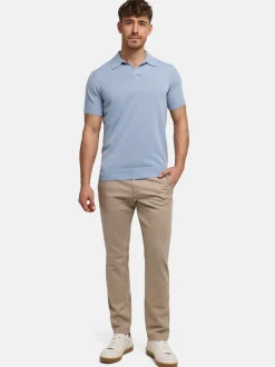 Jeff Herren Poloshirt - JFEliseo in hellblau