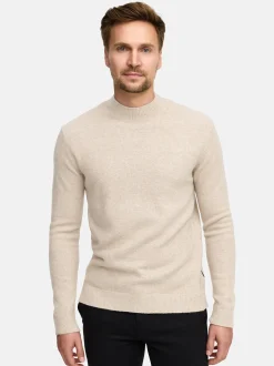 Jeff Herren Strickpullover - JFCollin turtle neck in beige