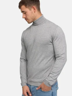 Jeff Herren Strickpullover - Malcolm in hellgrau