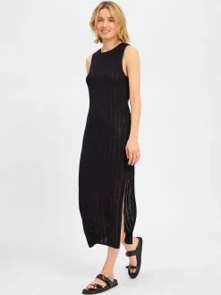 JJXX Damen Kleid - Jxzoella in schwarz - Ärmel: ohne Arm