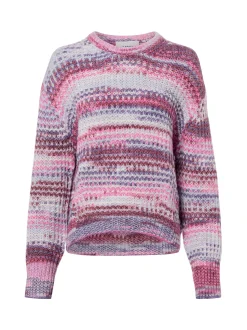JJXX Damen Strickpullover - JXSimone in lila pink