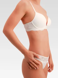 JOOP! Damen Bügelloser BH - Beautiful in weiß