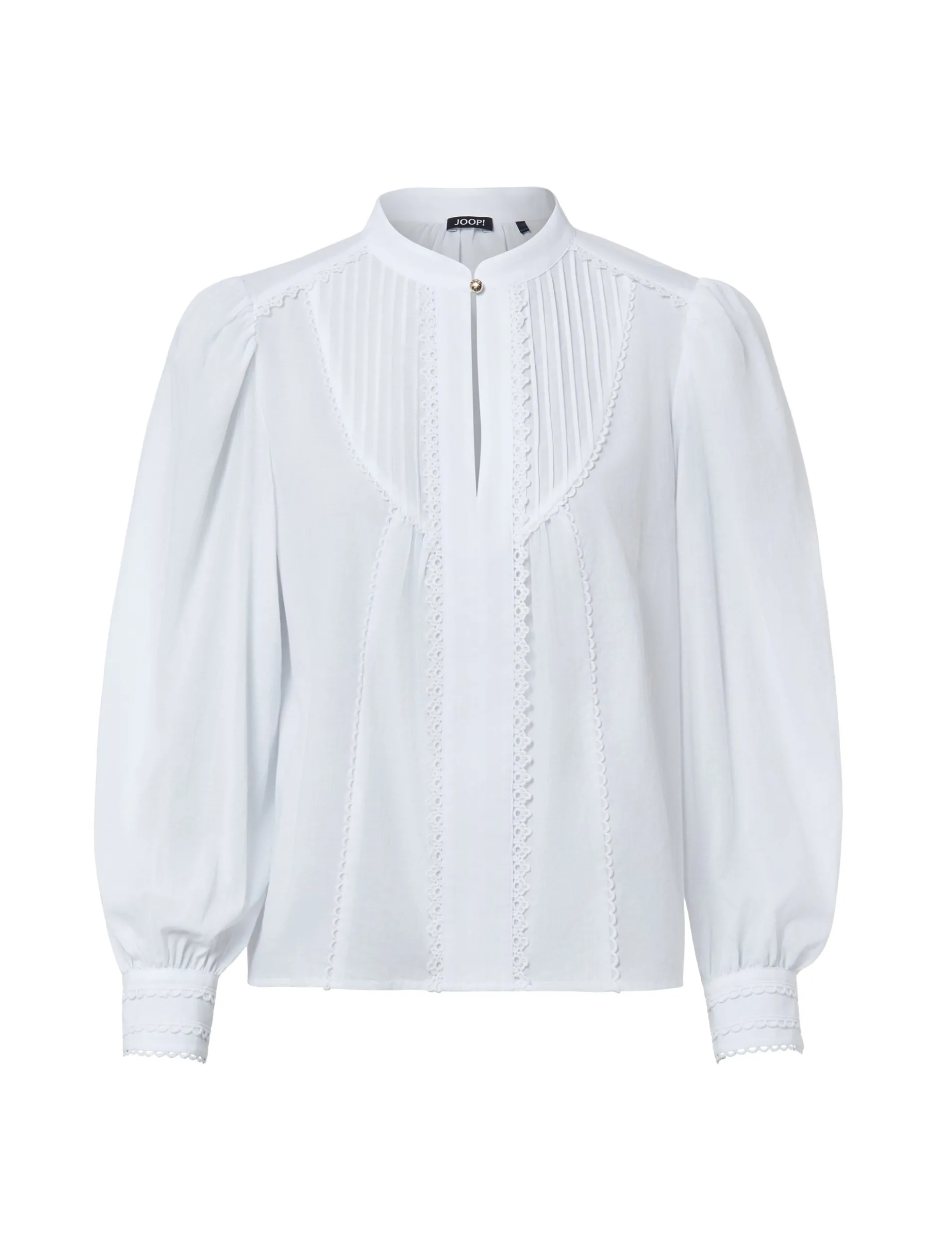 JOOP! Damen Spitzenbluse - Bionda in weiß