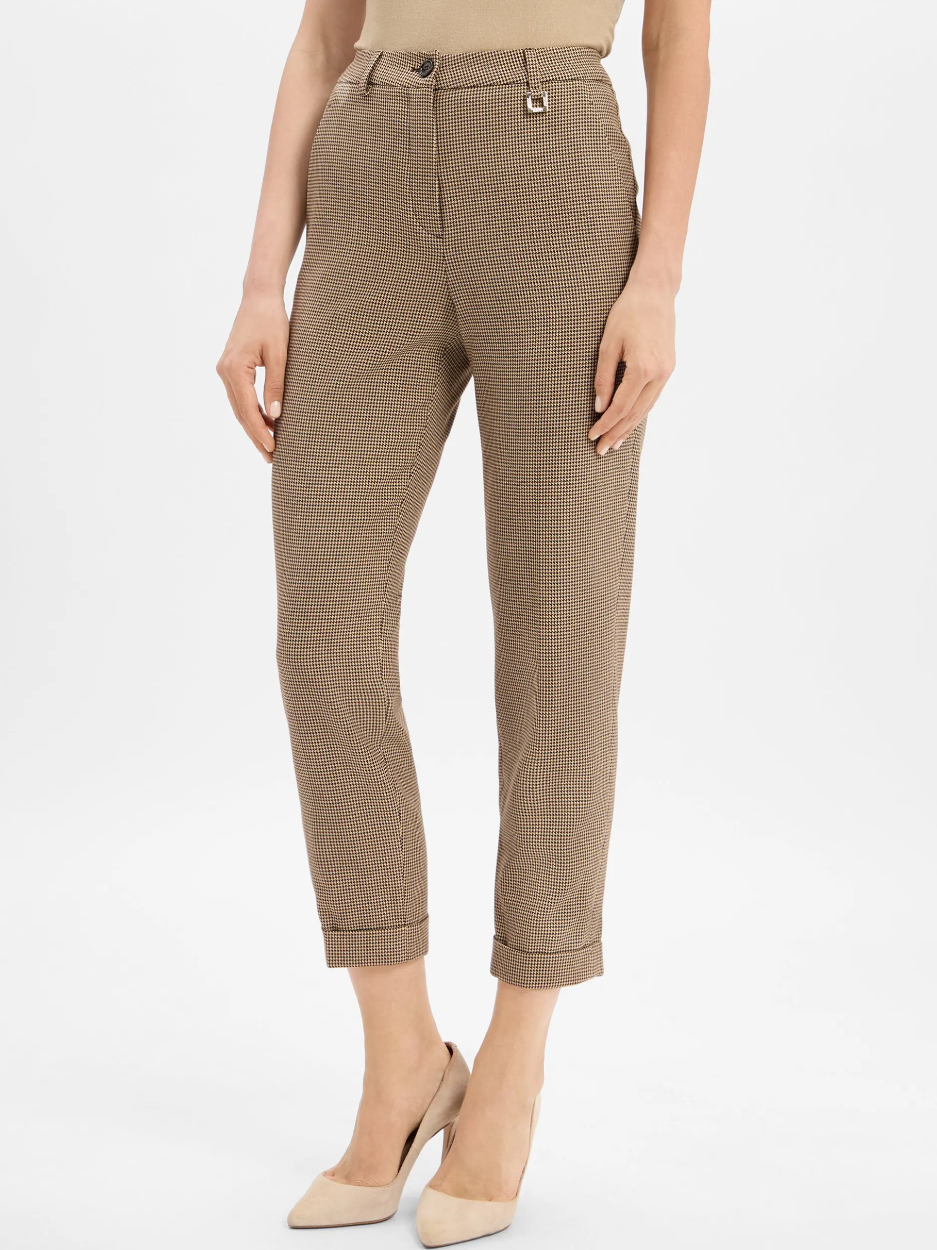 JOOP! Damen Stoffhose - Panthea in beige braun