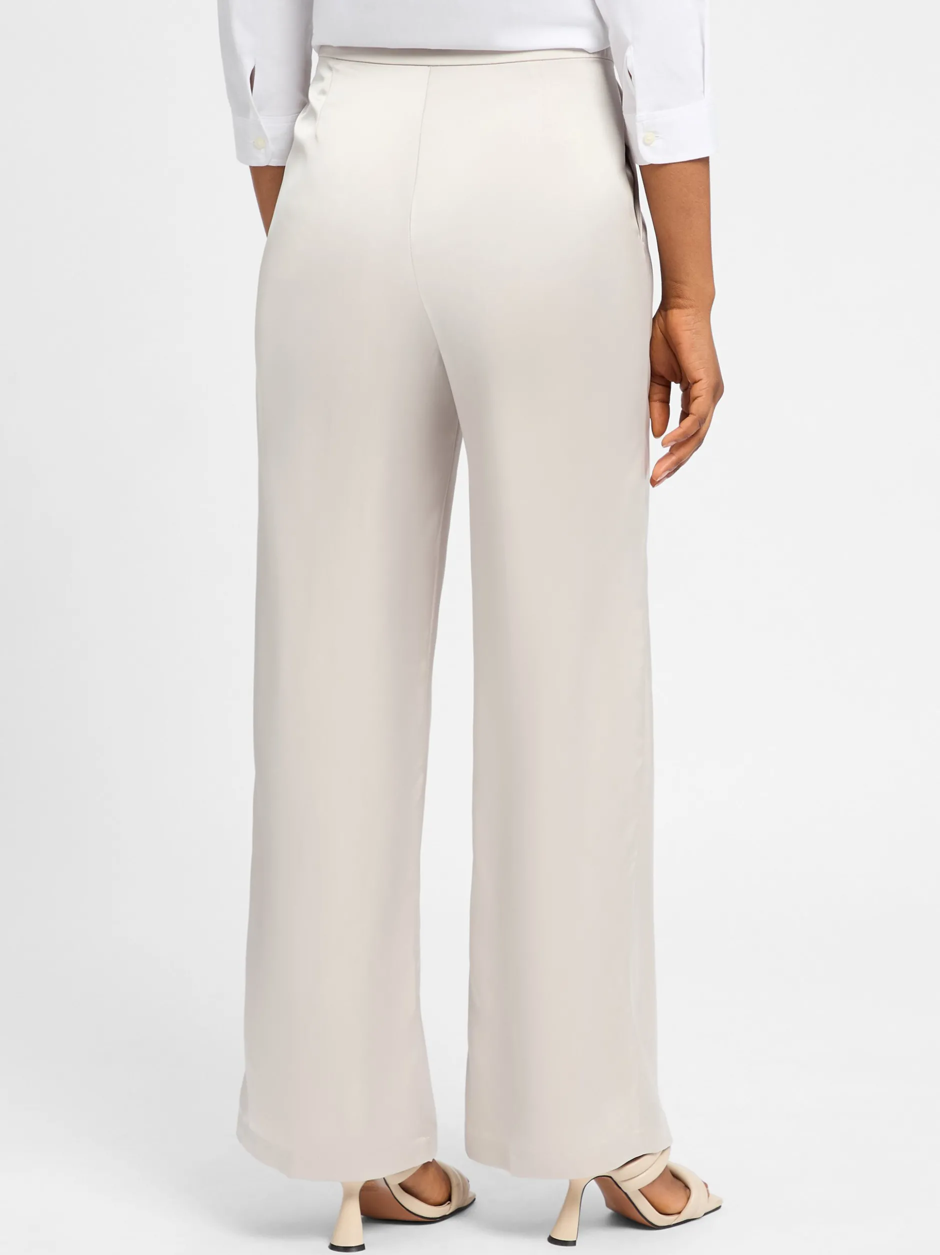 JOOP! Damen Stoffhose - Pearl in silber - Länge: lang