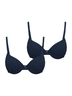 JOOP! Damen T-Shirt-BH - Simplicity in blau