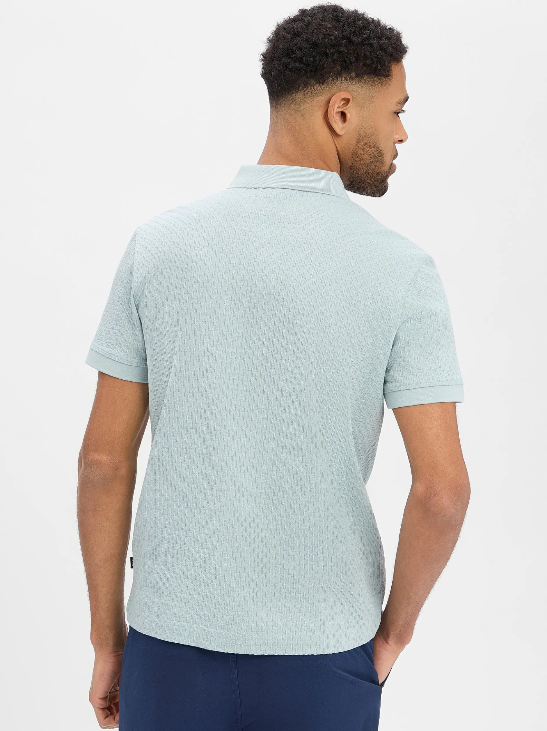JOOP! Herren Poloshirt - Roni in mint - Ärmel: kurzarm