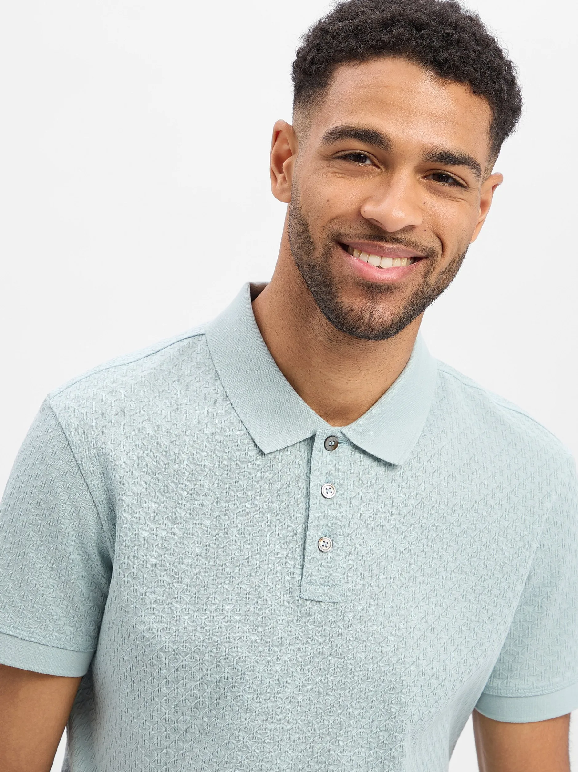 JOOP! Herren Poloshirt - Roni in mint - Ärmel: kurzarm