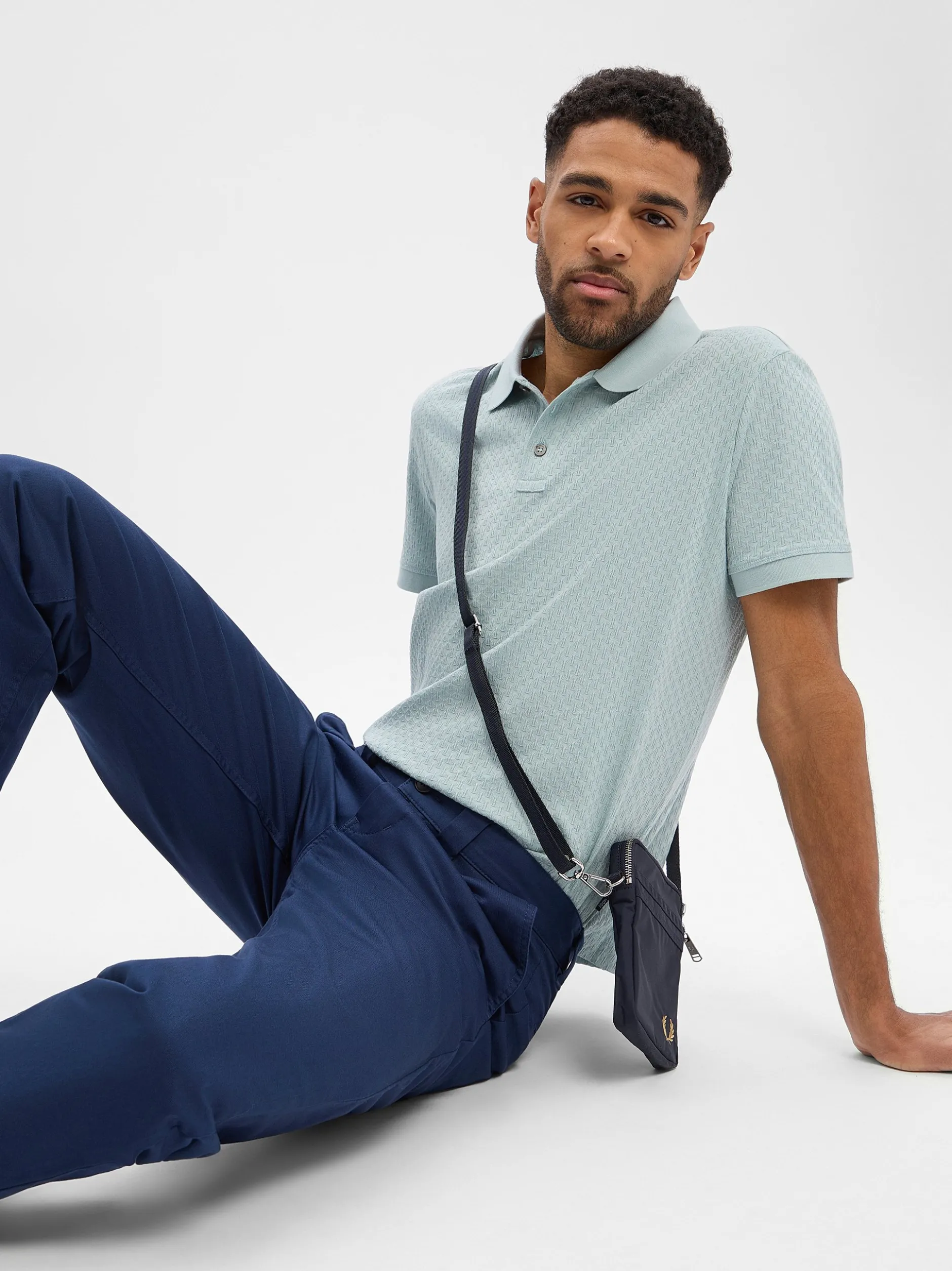 JOOP! Herren Poloshirt - Roni in mint - Ärmel: kurzarm