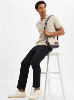 JOOP! Herren Strick-Poloshirt - Brianoro in beige
