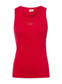 Joop Jeans Damen Tanktop - Tana in rot - Ärmel: ohne Arm