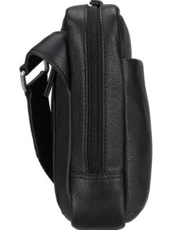 Jost Herren Umhängetasche - Frankfurt Shoulder XS in schwarz