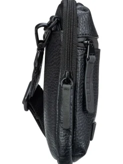 Jost Herren Umhängetasche - Stockholm Pouch in schwarz