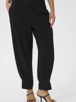 Kaffe Curve Damen Hose KChelia in schwarz