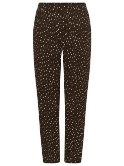 Kaffe Curve Damen Jerseyhose KCmyra in braun