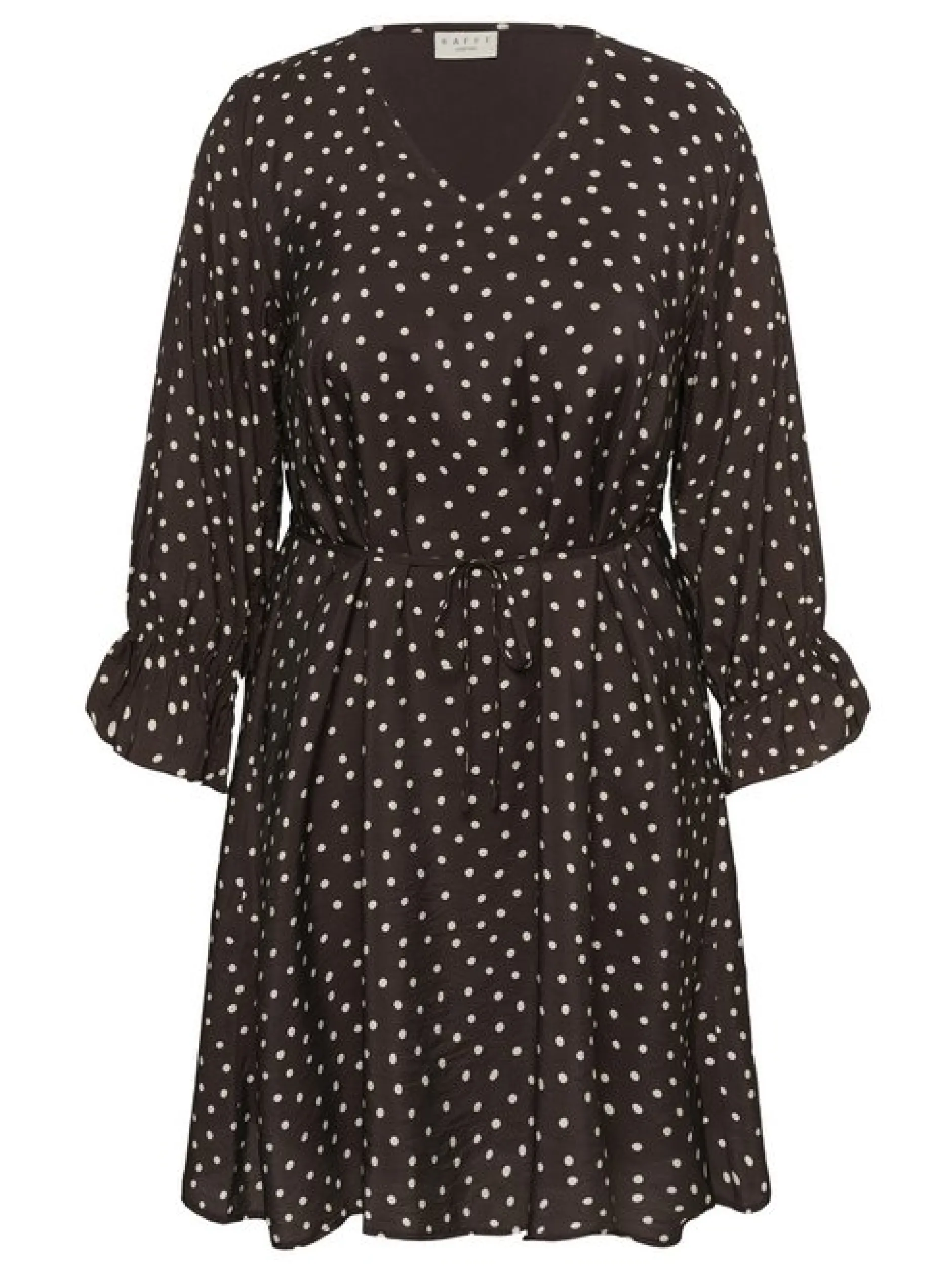Kaffe Curve Damen Kleid KCditte in braun