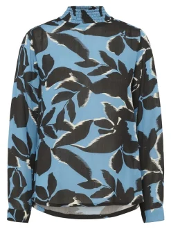 Kaffe Damen Bluse KAamber in blau