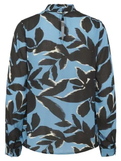 Kaffe Damen Bluse KAamber in blau