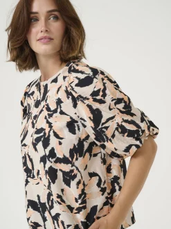 Kaffe Damen Bluse KApaco in mehrfarbig