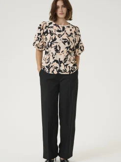 Kaffe Damen Bluse KApaco in mehrfarbig
