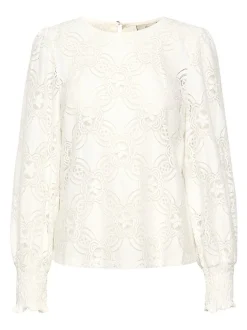 Kaffe Damen Bluse KAraula in weiß