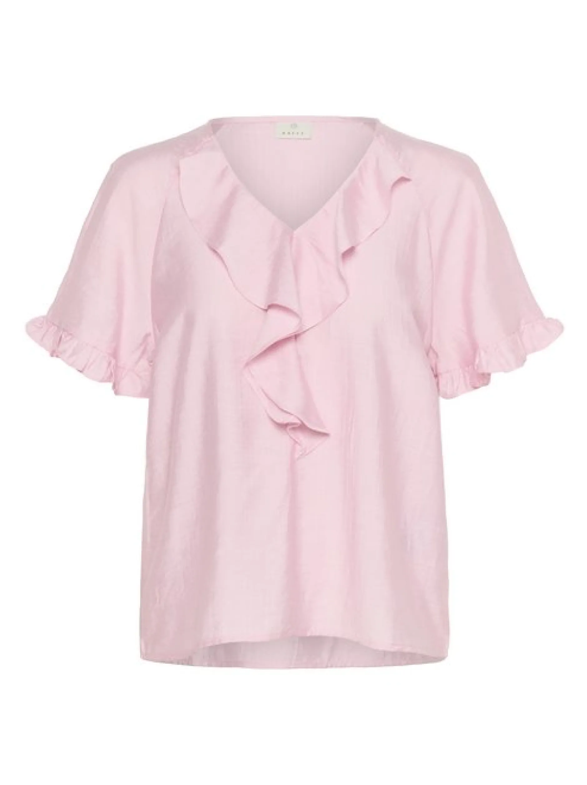 Kaffe Damen Bluse kurzarm KAmariana in pink