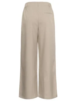 Kaffe Damen Casual Hose KAkaren Elastische Taille in beige