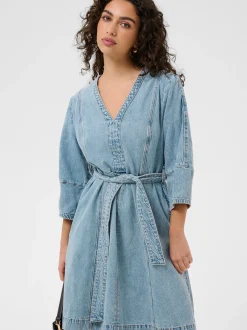 Kaffe Damen Denimkleid KAjordi in blau
