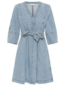 Kaffe Damen Denimkleid KAjordi in blau