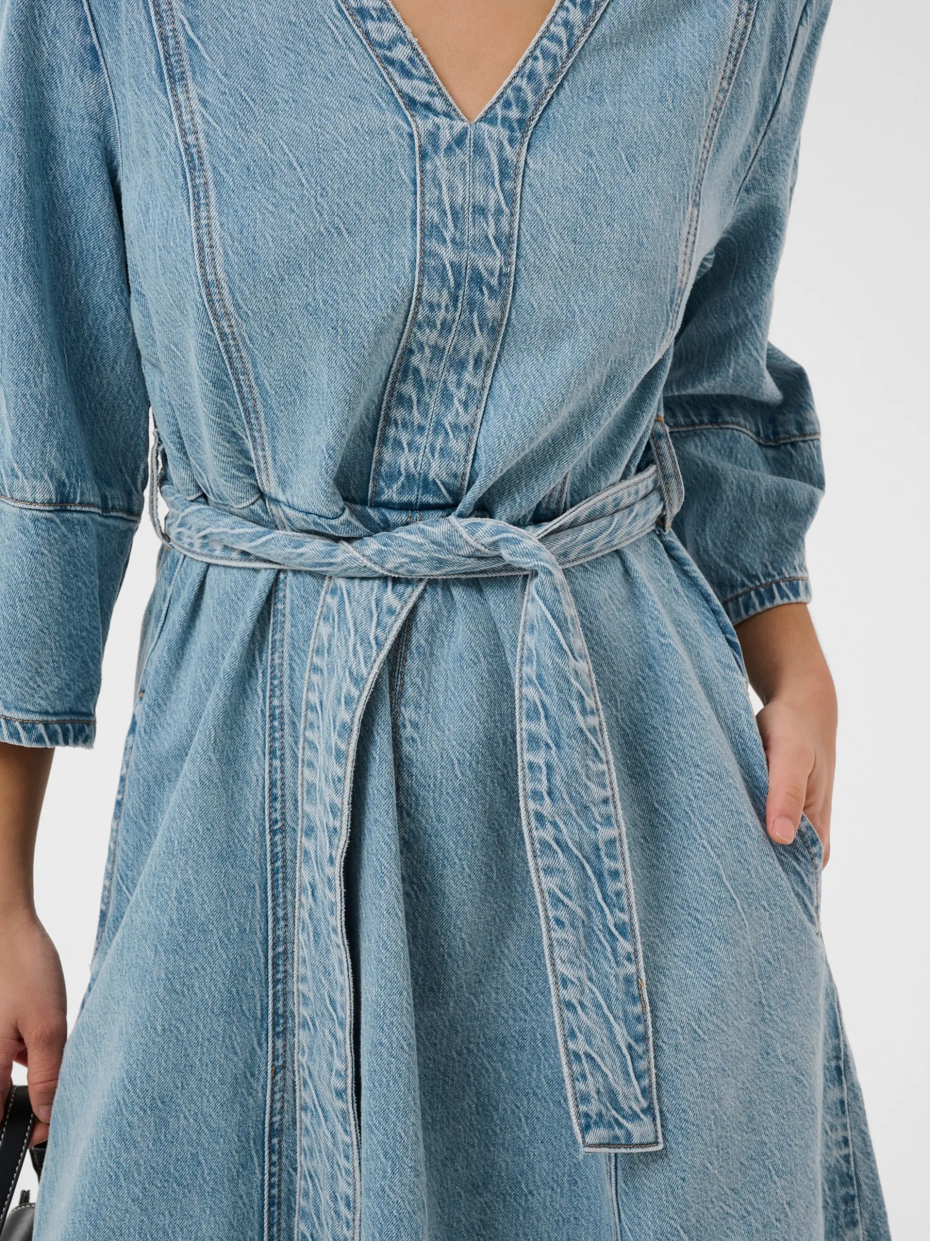 Kaffe Damen Denimkleid KAjordi in blau