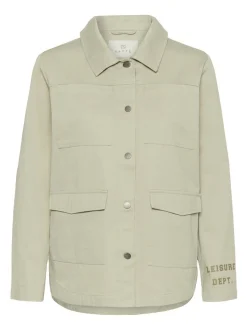 Kaffe Damen Hemdjacke KAcica in beige