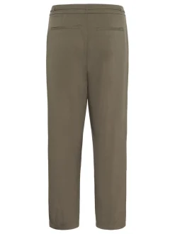 Kaffe Damen Hose KAmerle Hohe Taille in braun