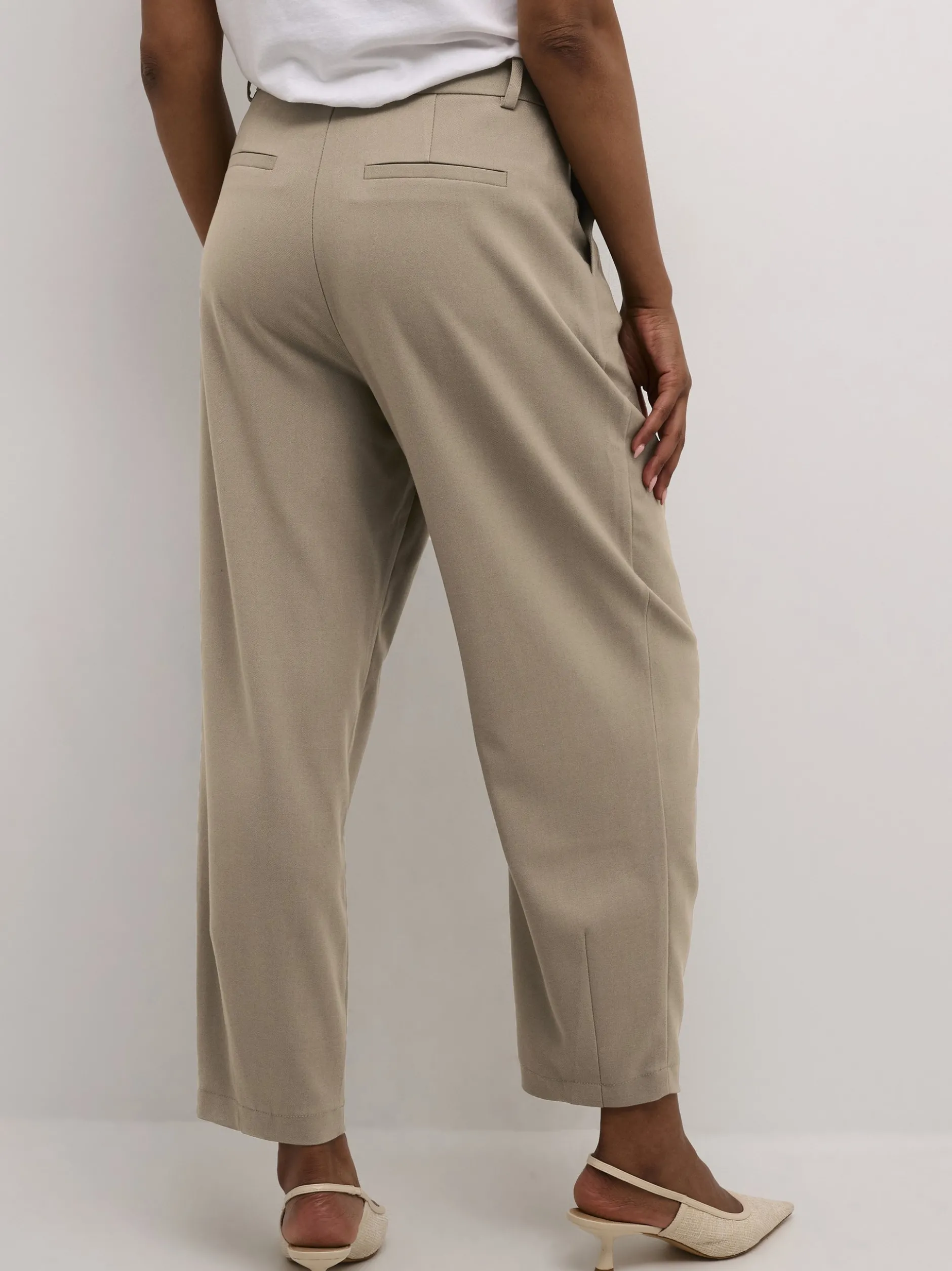 Kaffe Damen Hose KAMERLE in beige