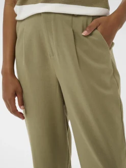 Kaffe Damen Hose KAMERLE in grün