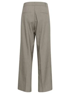 Kaffe Damen Hose KAtilla Hohe Taille in kitt