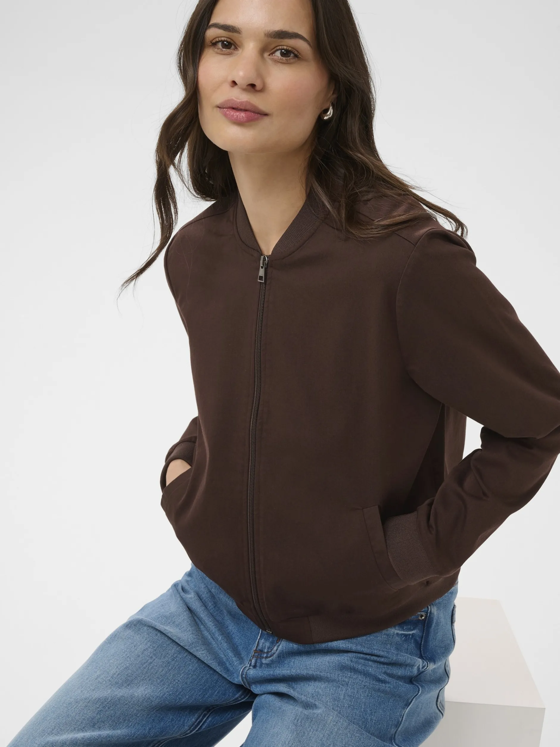 Kaffe Damen Jacke KAlea in braun
