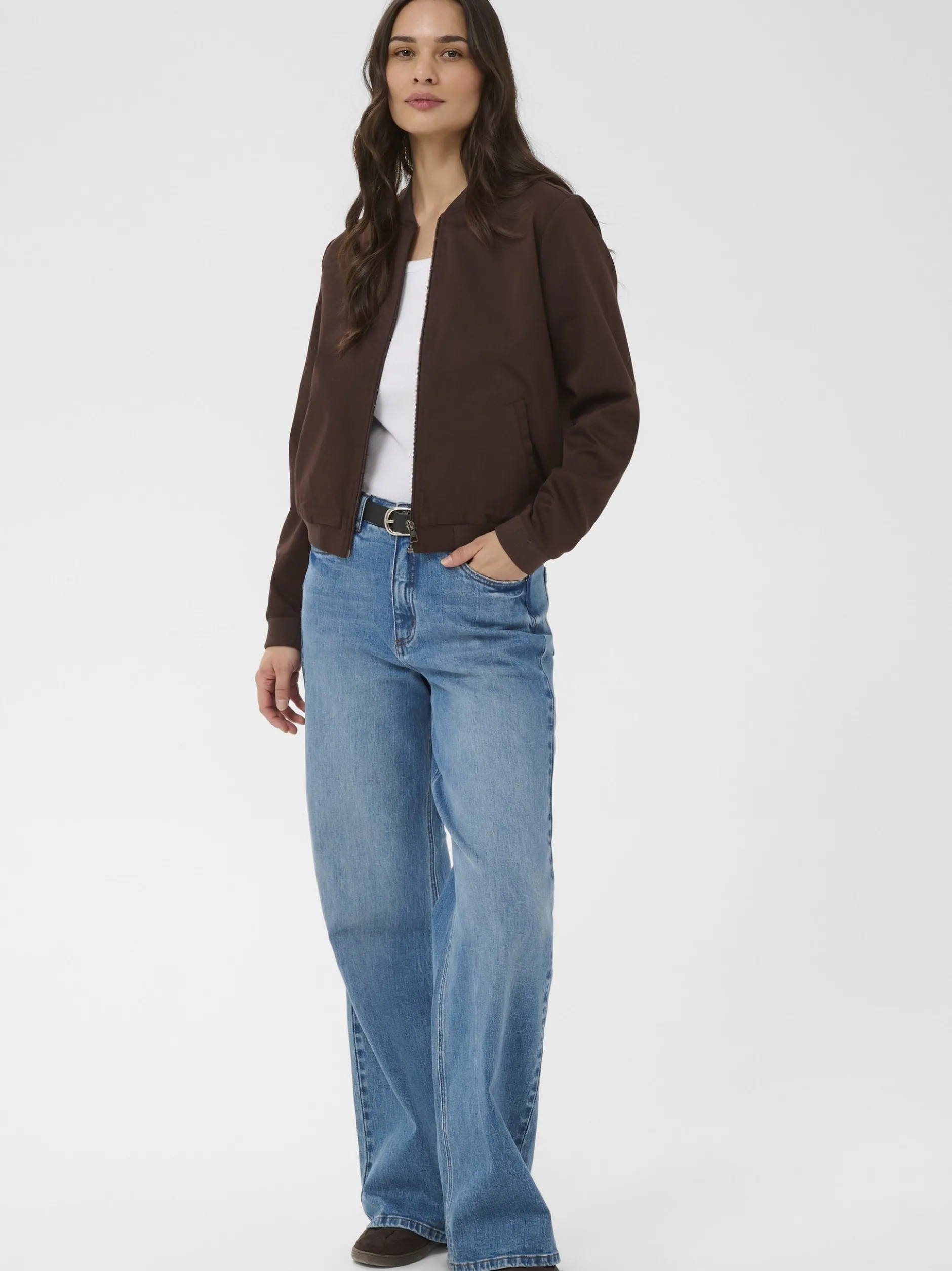 Kaffe Damen Jacke KAlea in braun