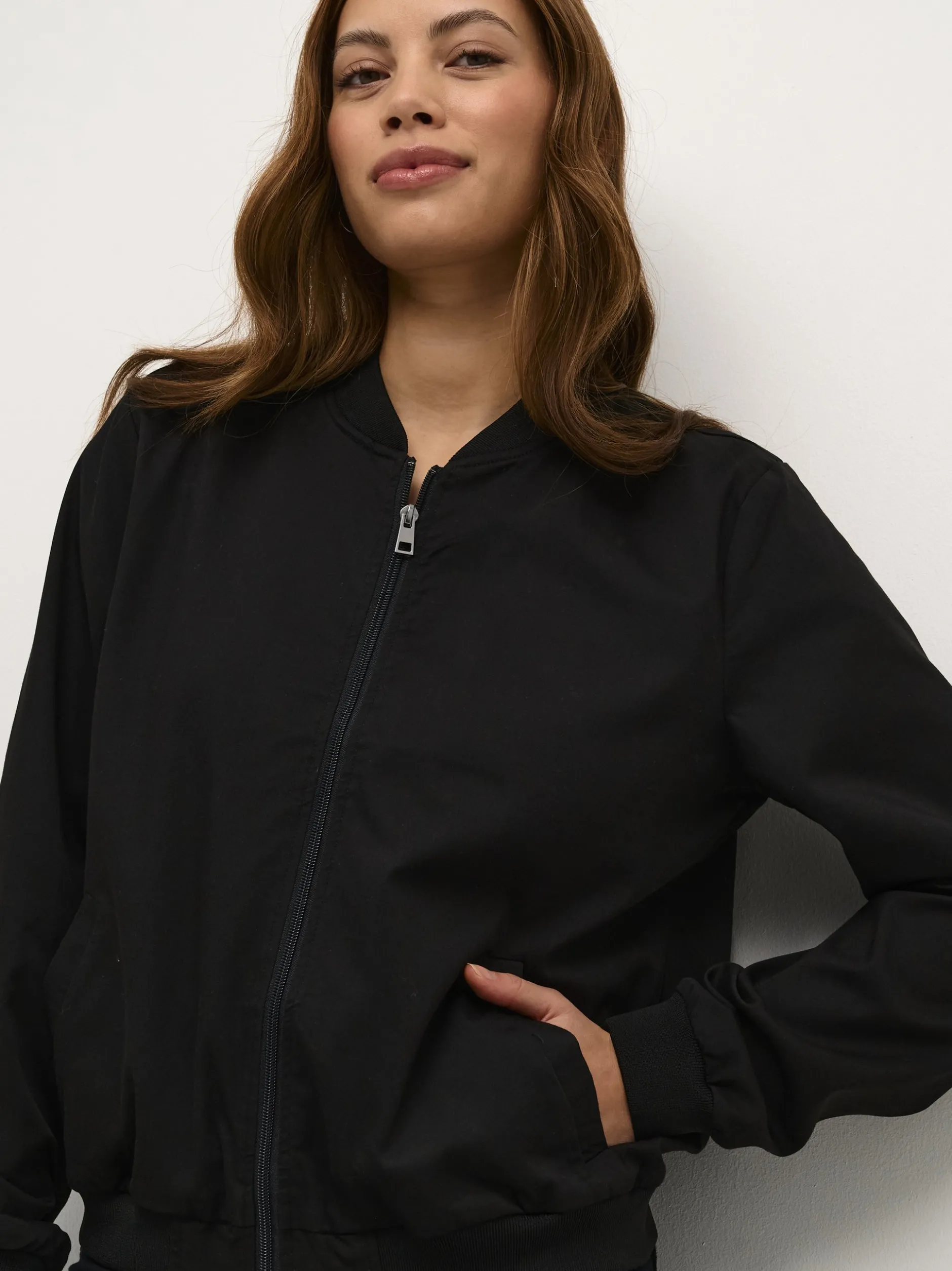 Kaffe Damen Jacke KAlea in schwarz