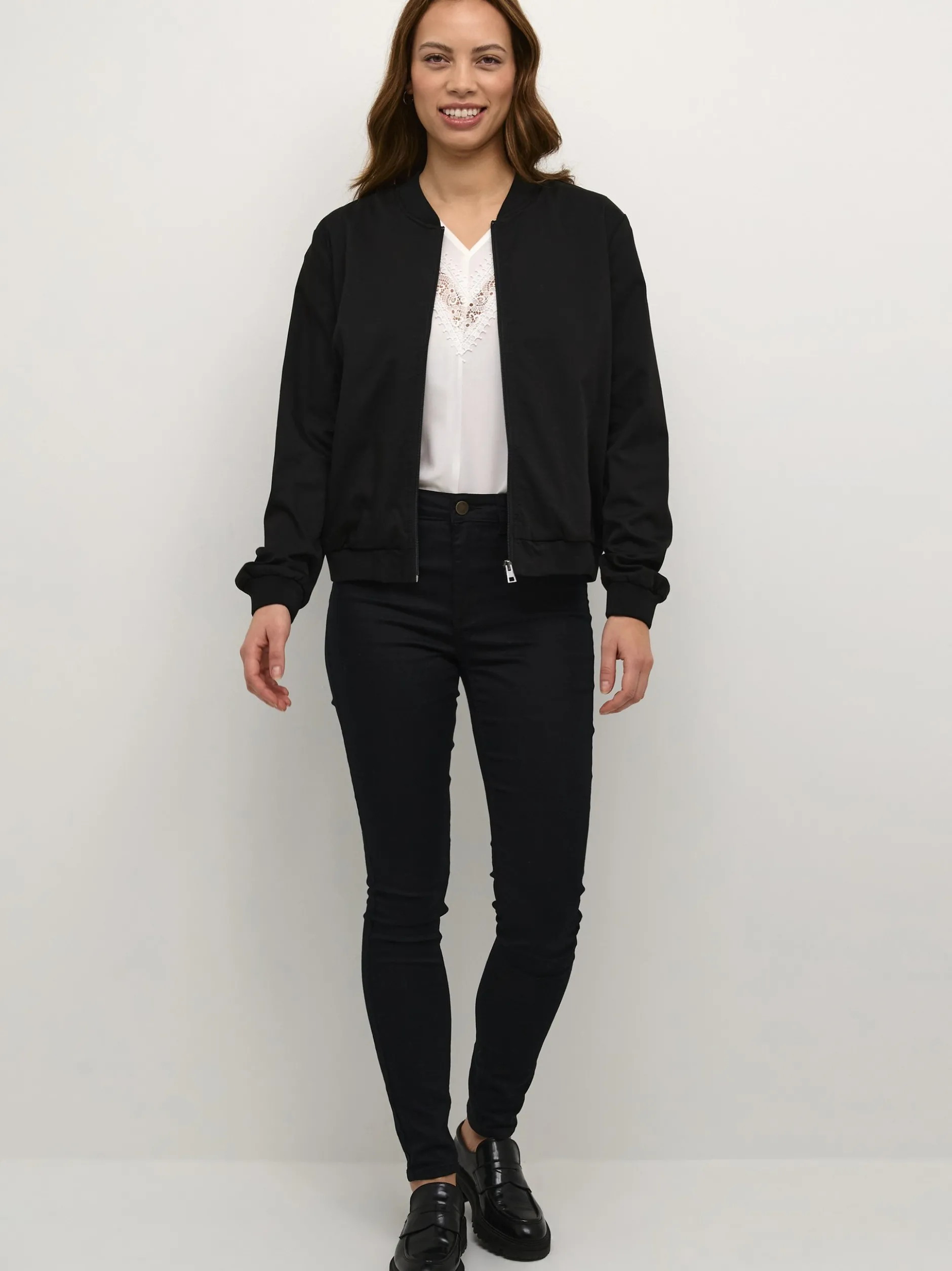 Kaffe Damen Jacke KAlea in schwarz