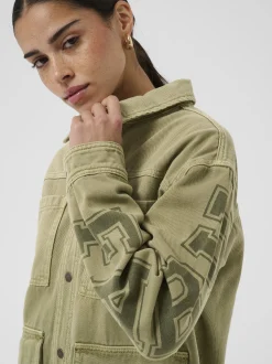 Kaffe Damen Jacke KAmimi in oliv