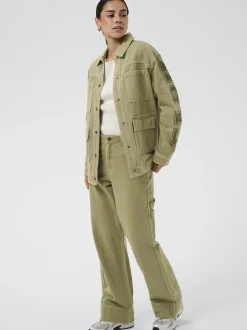 Kaffe Damen Jacke KAmimi in oliv