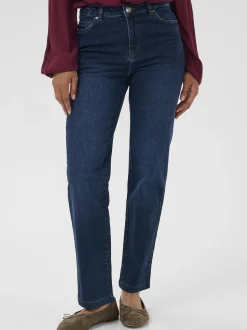 Kaffe Damen Jeans KAmaris in blau
