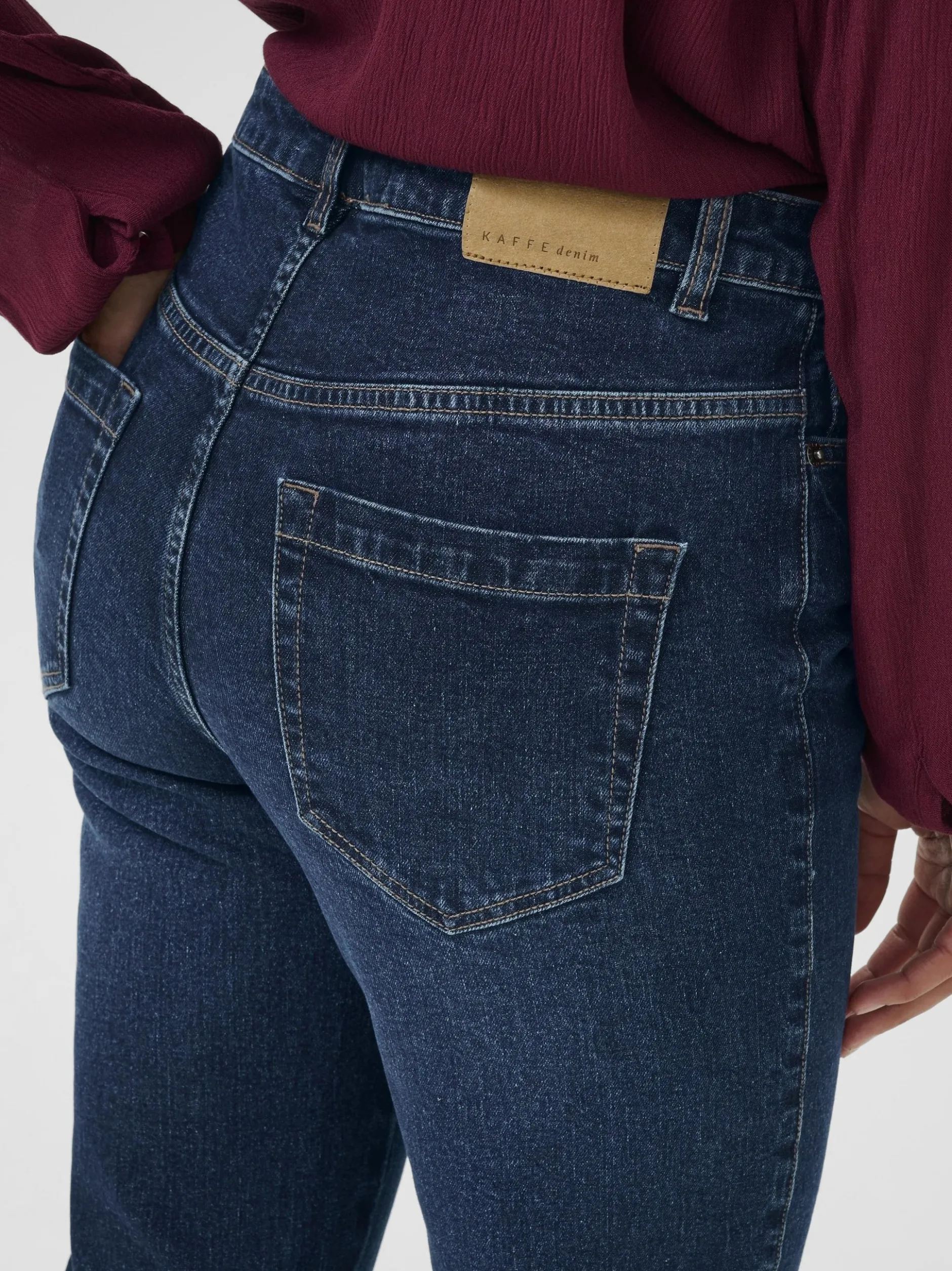 Kaffe Damen Jeans KAmaris in blau