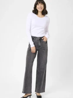 Kaffe Damen Jeans KAmeadow in grau