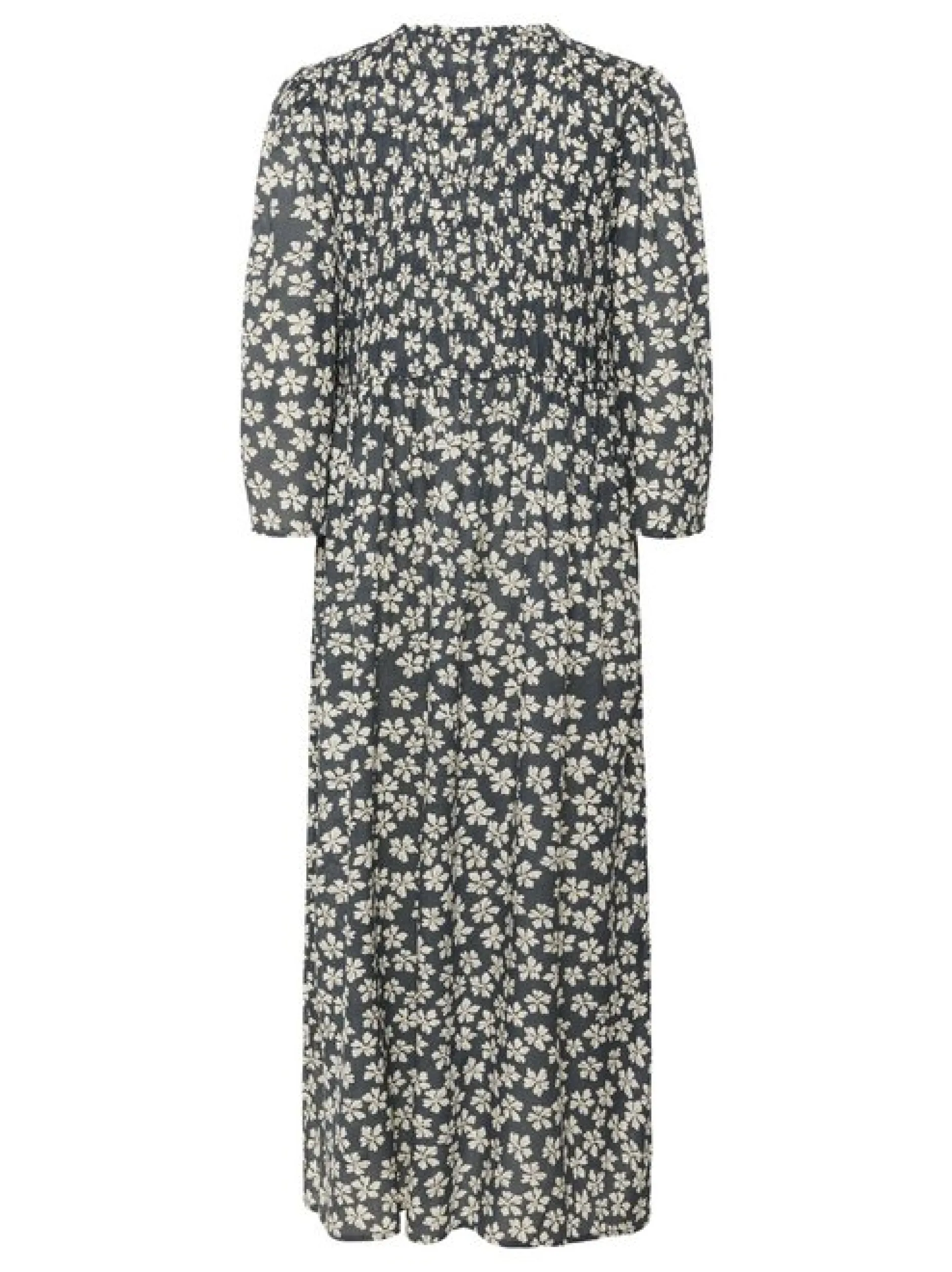 Kaffe Damen Kleid BPviolet Elastische Taille in grau