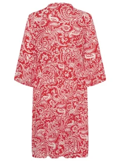 Kaffe Damen Kleid KAellen in rot