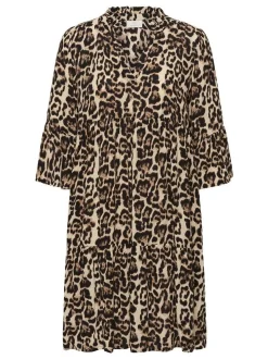 Kaffe Damen Kleid KAellen in sand
