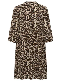 Kaffe Damen Kleid KAellen in sand