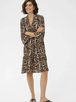 Kaffe Damen Kleid KAellen in sand